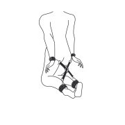 Hogtie With Hand and Anklecuffs - Image 2