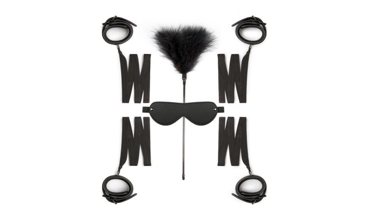 Bondage Kit  handcuffs, ankle cuffs eye mask - Image 3