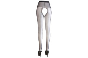 Crotchless Tights black
