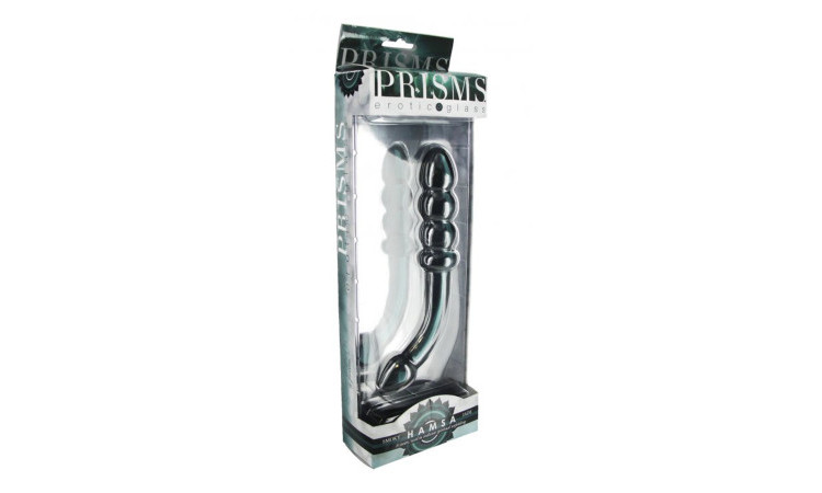 Hamsa G-Spot-/Prostate Dildo - Smoky Jade - Image 2