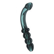 Hamsa G-Spot-/Prostate Dildo - Smoky Jade - Image 1