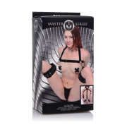 Acquire Easy Access Thigh Harness with Wrist Cuffs - Image 4