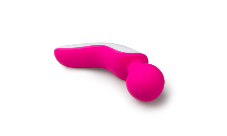 Mini Wand Massager - Pink / White - Image 2