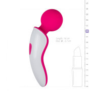 Mini Wand Massager - Pink / White - Image 4