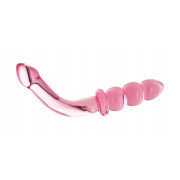Hamsa Glass G-spot/P-spot Dildo - Pink - Image 1