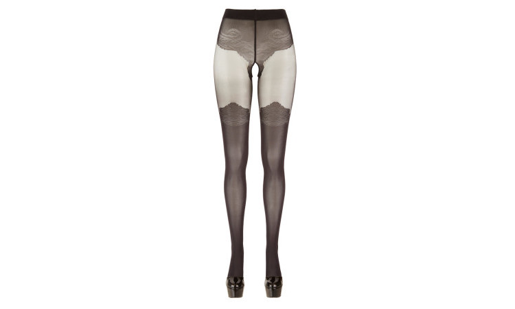Tights With Stockings Look - Image 1