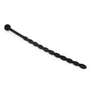 Geribbelde Siliconen Dilator - Zwart - Image 2