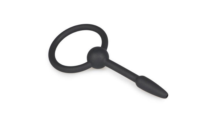 Small Silicone Penis Plug With Pull Ring - Image 2