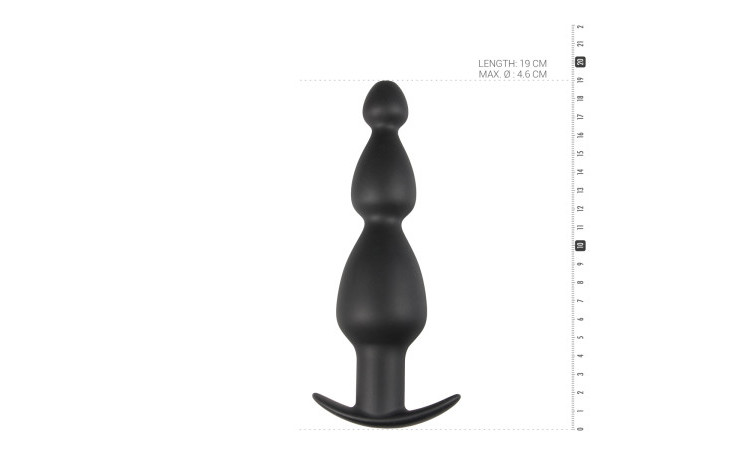 Long Hollow Silicone Butt Plug - Image 4