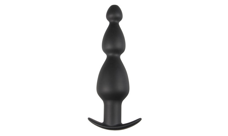 Long Hollow Silicone Butt Plug - Image 1