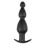 Long Hollow Silicone Butt Plug - Image 1