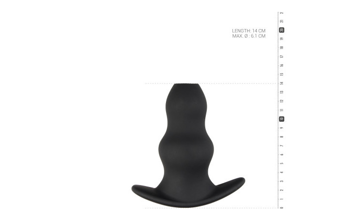 Hollow Silicone Butt Plug - Medium - Image 4