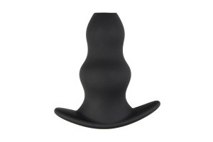 Hollow Silicone Butt Plug - Medium