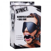 Blindfold Harness and Ball Gag - Image 3