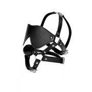 Blindfold Harness and Ball Gag - Image 1