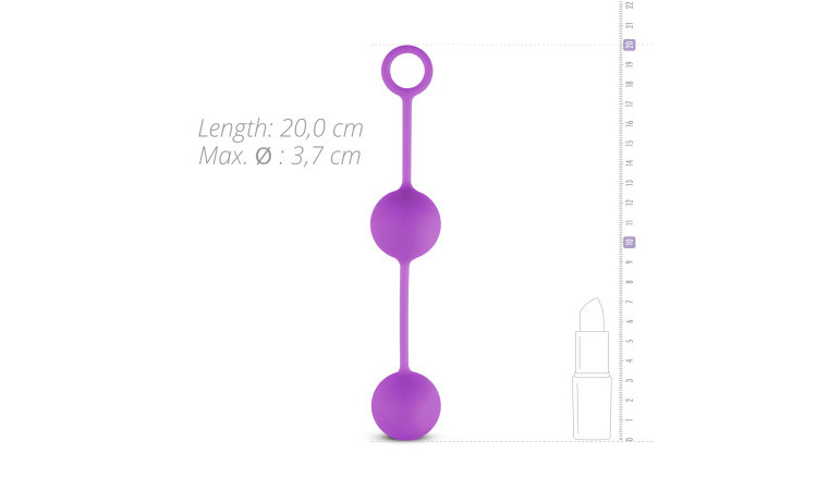 Love Balls With Counterweight - Purple - Image 5