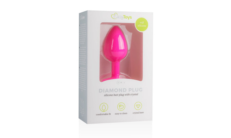 Diamond Plug Small - Pink - Image 4