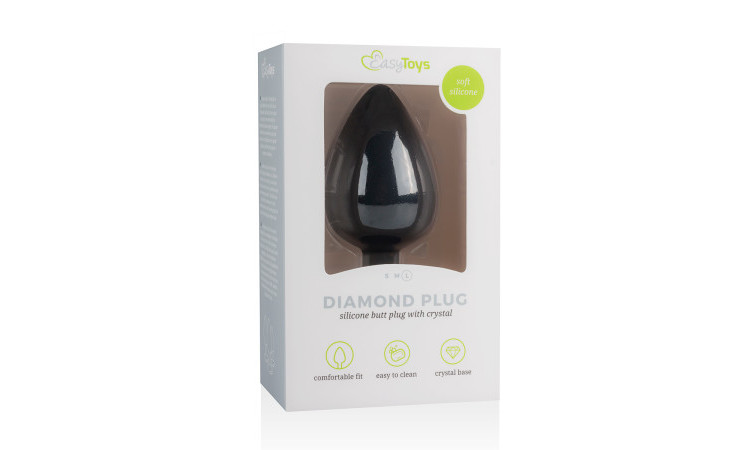 Diamond Plug Large - Black - Image 4
