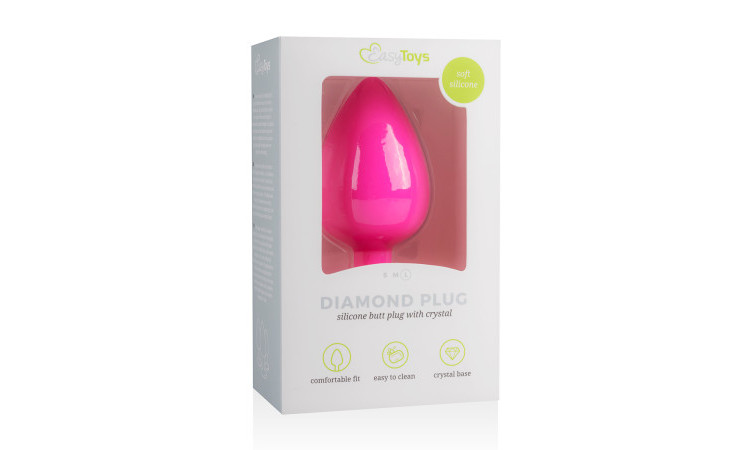 Diamond Plug Large - Pink - Image 4