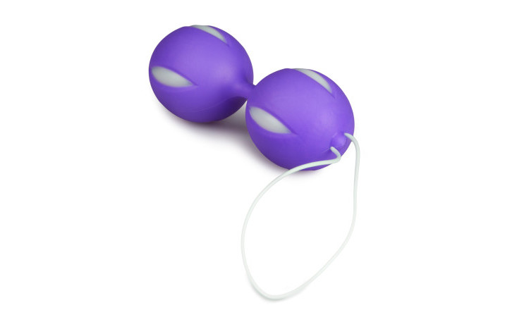 Wiggle Duo Kegel Ball - Purple/White - Image 3