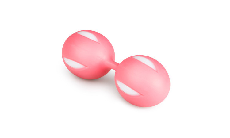 Wiggle Duo Kegel Ball - Pink/White - Image 2