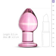 Pink Glass Buttplug - Image 3