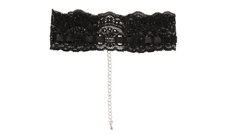 Lace Collar - Black - Image 1