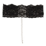 Lace Collar - Black - Image 1