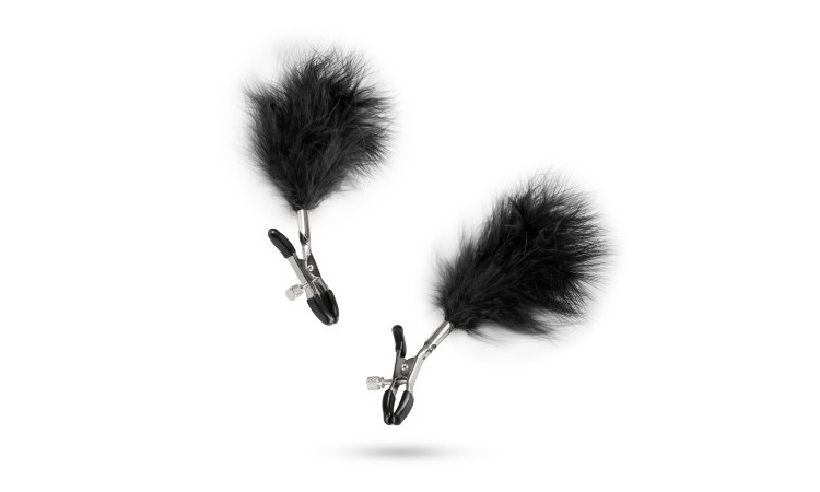 Adjustable Nipple Clamps With Feathers - Image 2