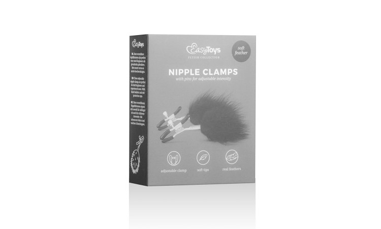 Adjustable Nipple Clamps With Feathers - Image 4