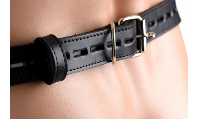 Spiked Leather Confinement Jockstrap - Image 6