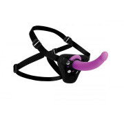 Navigator Silicone G-Spot Dildo with Harness - Image 1