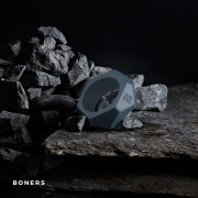 Boners Diamond Cock Ring - Grey - Image 2