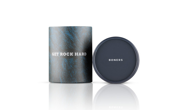 Boners Diamond Cock Ring - Grey - Image 3