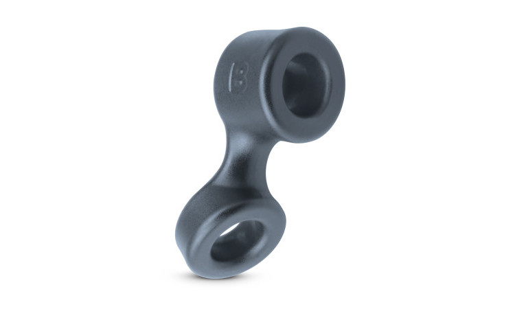 Boners Cock Ring And Ball Stretcher - Grey - Image 1
