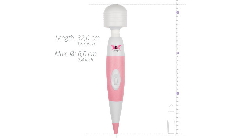 Pixey Wand Vibrator - Pink - Image 5