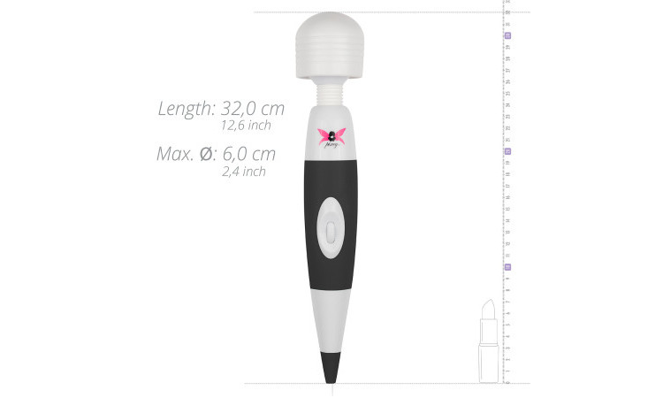 Pixey Wand Vibrator - Black - Image 5