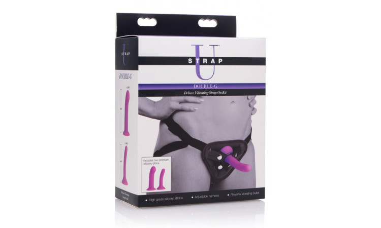 Double-G Deluxe Vibrating Strap-On Kit - Image 5