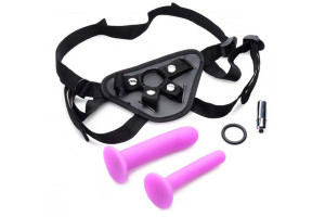 Double-G Deluxe Vibrating Strap-On Kit