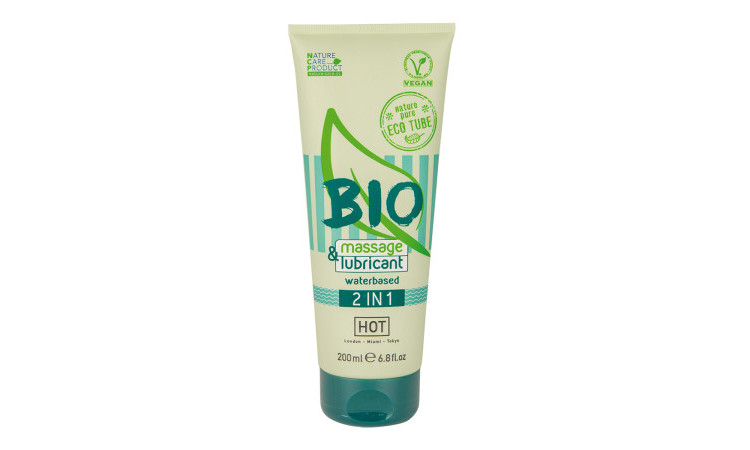 HOT BIO 2 in 1 Massage & Lubricant Waterbased - Image 1
