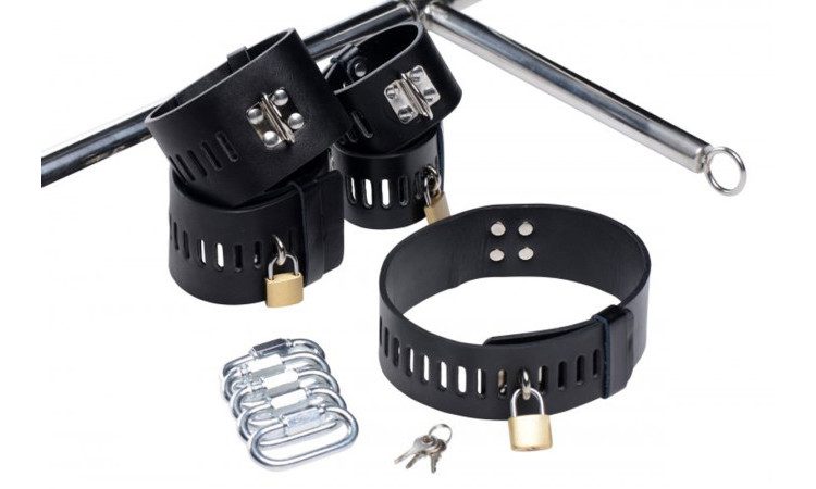 Imprisoned Metal Stockade with Dildo - Image 5