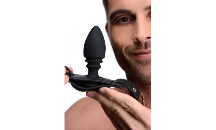 Harness With Cock Ring And Anal Plug - Image 4
