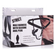 Harness With Cock Ring And Anal Plug - Image 6