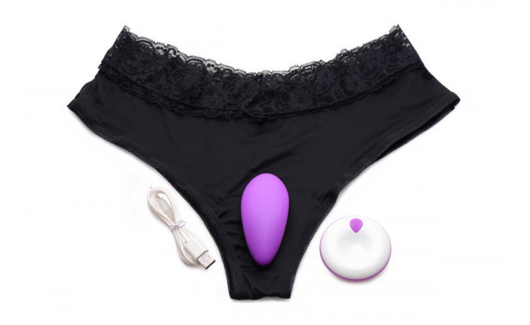 Lingerie vibrator short hair