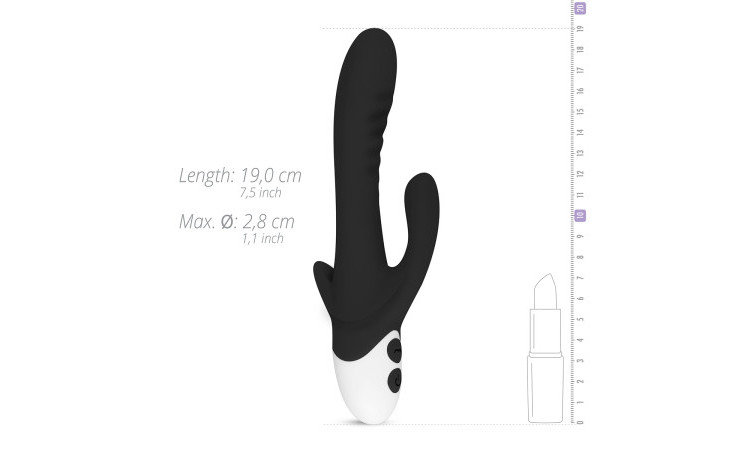 Stellar Vibe Rabbit Vibrator - Black - Image 5