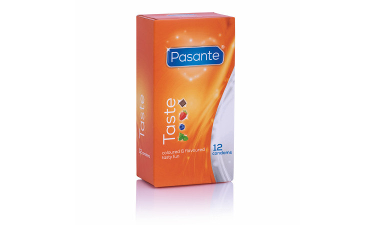 Pasante Taste Condoms - 12 Condoms - Image 1