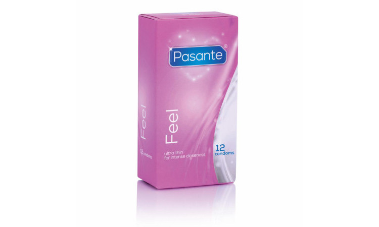 Pasante Sensitive Feel Condoms - 12 Condoms - Image 1