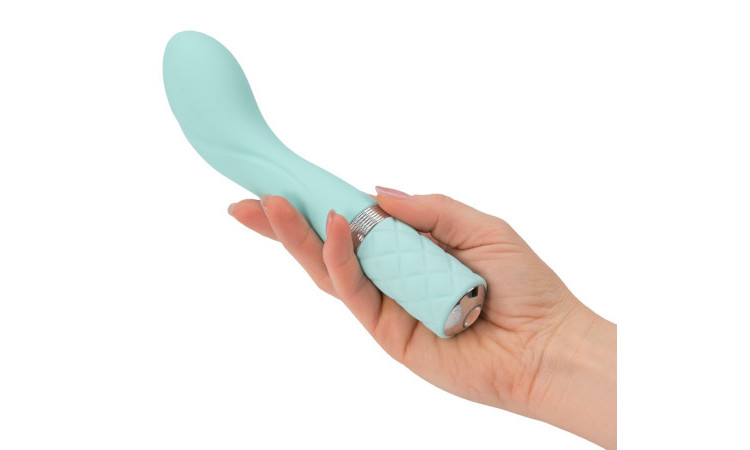Pillow Talk - Sassy G-Spot Vibrator - Teal - Image 3