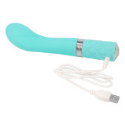 Pillow Talk - Sassy G-Spot Vibrator - Teal - Image 5