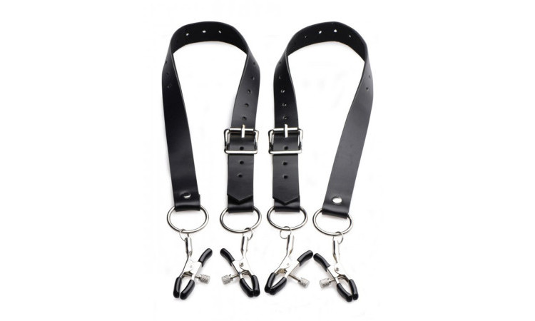 Spread Labia Spreader Straps with Clamps - Image 1